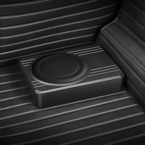 8 400 W under sædet bilsubwoofer, Slank design, kraftfuld bas, perfekt til bil- og lastbilinstallationer