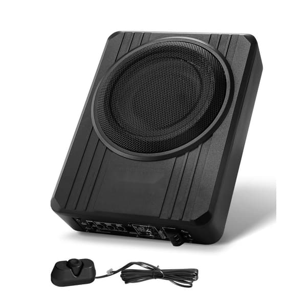 8 400 W under sædet bilsubwoofer, Slank design, kraftfuld bas, perfekt til bil- og lastbilinstallationer
