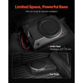 Miniatyrbillede 2 af 11: 8 800 W under sædet bil subwoofer, slankt drevet subwoofer system, høj kvalitet bas, ideel til bil og lastbil
