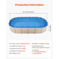 Miniatyrbillede 7 af 11: Oval Pool Liner 15x30ft, Unibead Stil Pool Liner, 52in Væg Højde