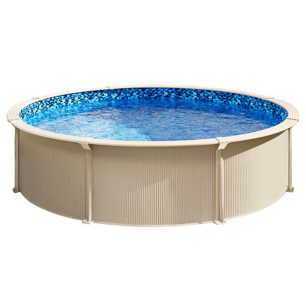 Rund Pool Liner 21ft, Unibead Stil, 52in væghøjde, højkvalitets materiale, lang levetid