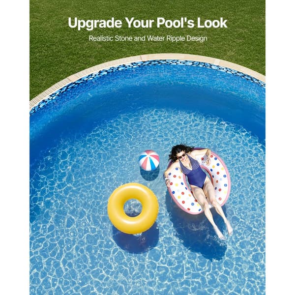 Rund Pool Liner 30ft, Unibead Stil Pool Liner, 52in væghøjde