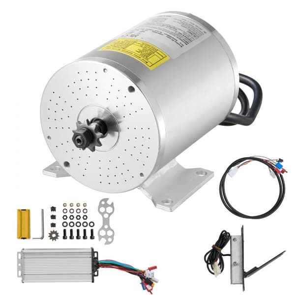 1800W Elektrisk Borstlös DC-Motorsats, 48V 4500rpm Motor, Hastighetsregulator, Kraftfull och Effektiv