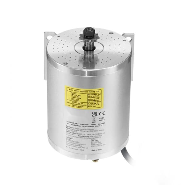 1800W borstlös DC-motorsats, 48V Elektrisk, uppgraderad hastighetsregulator