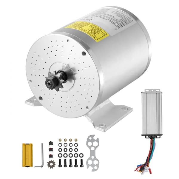 48V 2000W Elektrisk Borstlös DC-motorsats, Uppgraderad Hastighetsregulator, Kraftfull Prestanda