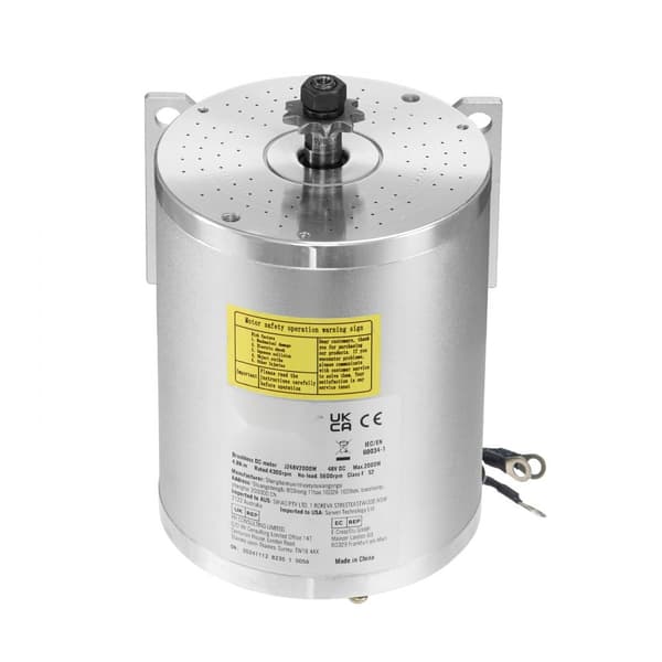 2000W Elektriske Børsteløse DC-Motorsæt, 48V 4300rpm Motor, Hastighedskontroller