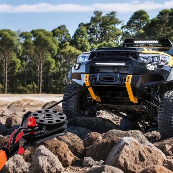 14,5 Tonnia Palautumisvetoblokki, Pulley Snatch 32 000 lbs, ATV UTV, Suurikapasiteettinen
