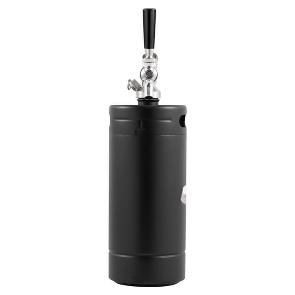Mini Trycksatt Growler, 128Oz 4L Fatöl, Hem bryggning, Svart ölfat