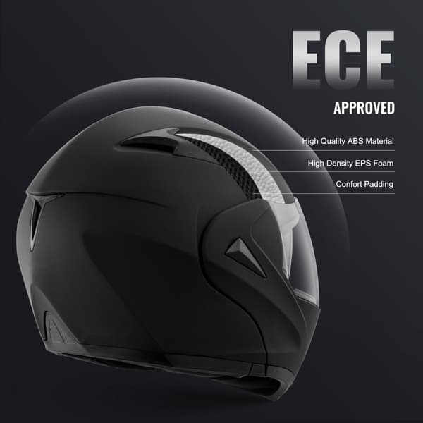 Motorcykelhjelm Unmasked, Motocrosshjelm, Bluetooth-kommunikation, sikkerhed, komfort, stilfuldt design