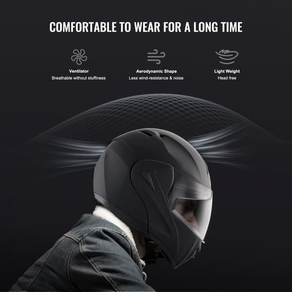 Motorcykelhjelm Unmasked, Motocrosshjelm, Bluetooth-kommunikation, sikkerhed, komfort, stilfuldt design