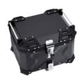 Miniatyrbillede 9 af 11: 55L Motorcykel Top Case, Universal Tail Box, Læderforing, robust design, vandafvisende, nem montering