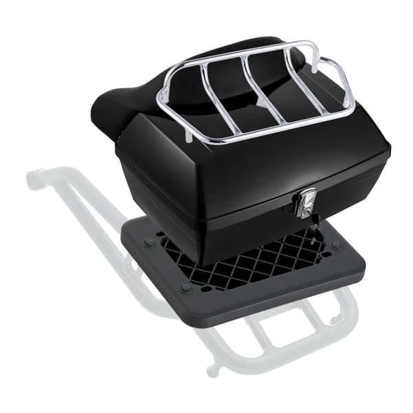 48L Motorcykel Top Case, Universal Hale, Reflekterende panel, slidstærk, vandtæt design, nem montering, rummelig opbevaring