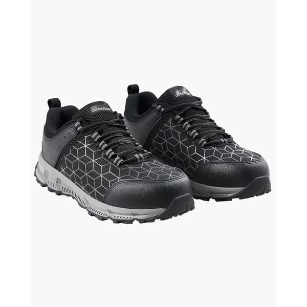 Stål-åse Sko til Mænd, US Størrelse 8, Arbejdssko, Atletisk Sneaker, Komfortabel, Holdbar, Sort