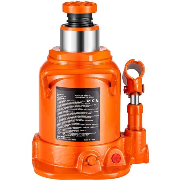 Hydraulisk Flaske Jack 20 Ton, Manuel Hævning, Bilværksted, Høj løftekapacitet, holdbart design