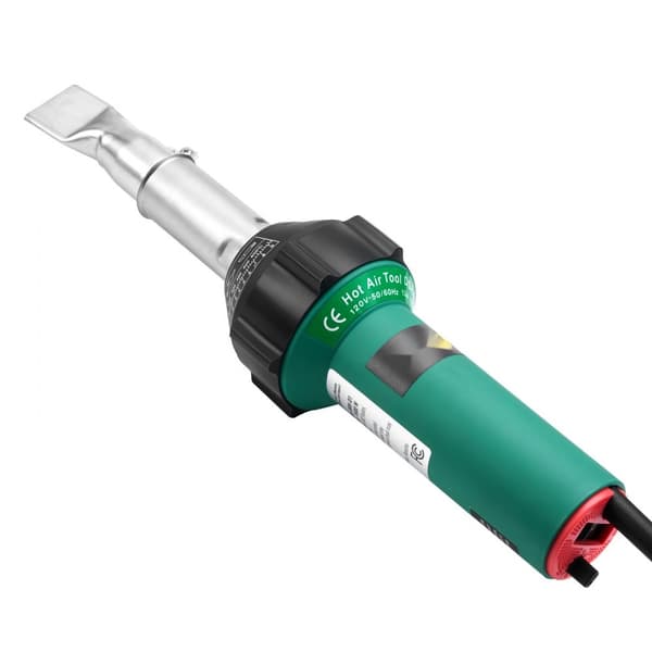 Varmluft Plastsvejser 1600W, PVC TPO Vinyl varmepistol, med 4 tilbehør, effektiv og brugervenlig varmepistol