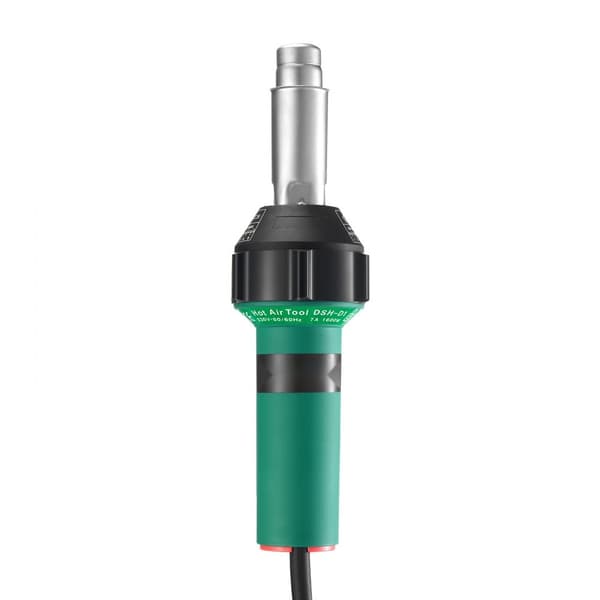Varmluftsplastsvejser 1600W, PVC TPO Vinyl, 5 tilbehør, lommelygte, kraftfuld og alsidig varmepistol