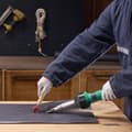 Miniatyrbillede 8 af 11: Varmluftsplastsvejser 1600W, PVC TPO Vinyl varmepistol, 17 tilbehør, alsidig anvendelse, justerbar temperatur, hurtig opvarmning