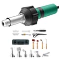 Miniatyrbillede 1 af 11: Varmluftsplastsvejser 1600W, PVC TPO Vinyl varmepistol, 17 tilbehør, alsidig anvendelse, justerbar temperatur, hurtig opvarmning