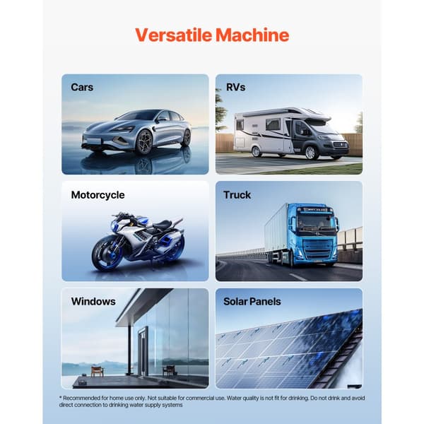 Deioniseret Vand System til Bilvask, Spotless Model, Håndholdt TDS Måler, Effektiv Rensning, Let at Bruge