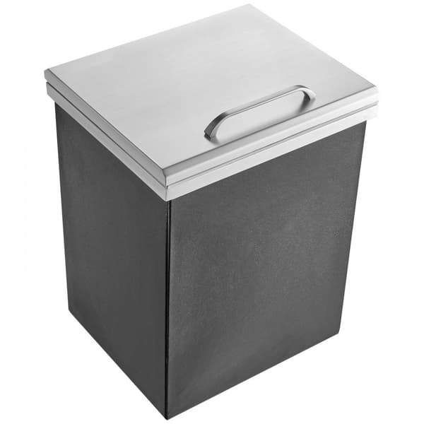 14x12x18 Upotettava jääkaappi, ruostumattomasta teräksestä, Jääkaappi-jääjäähdytin ja kansi