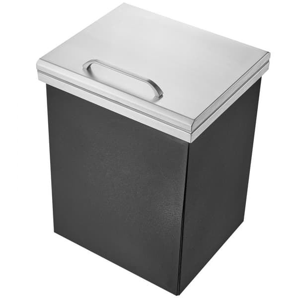 14x12x18 Upotettava jääkaappi, ruostumattomasta teräksestä, Jääkaappi-jääjäähdytin ja kansi