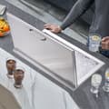 Miniatyrbillede 8 af 11: Køleboks 60x50x38 cm, Drop-in Iskiste, Rustfrit stål med cover, holdbar, perfekt til udendørs brug