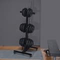 Miniatyrbillede 8 af 11: Lodret vægtpladestativ, Home Gym Vægtstangsopbevaring med hjul, stabil konstruktion, op til 1000 lbs kapacitet