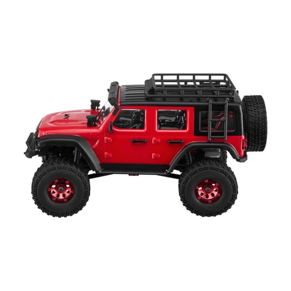Kaukosäädettävä Auto, 1:24 Mittakaava, 4WD-Maastoauto Lapsille, Täysi Valaistus