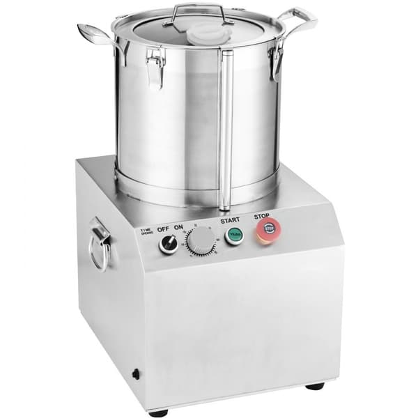 Madprocessor & Grøntsagshakker 15L, Rustfrit stål, Erhvervskvalitet, kraftfuld motor, multifunktionel og nem at rengøre