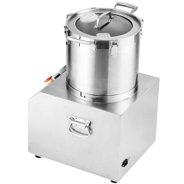 Madprocessor & Grøntsagshakker 15L, Rustfrit stål, Erhvervskvalitet, kraftfuld motor, multifunktionel og nem at rengøre