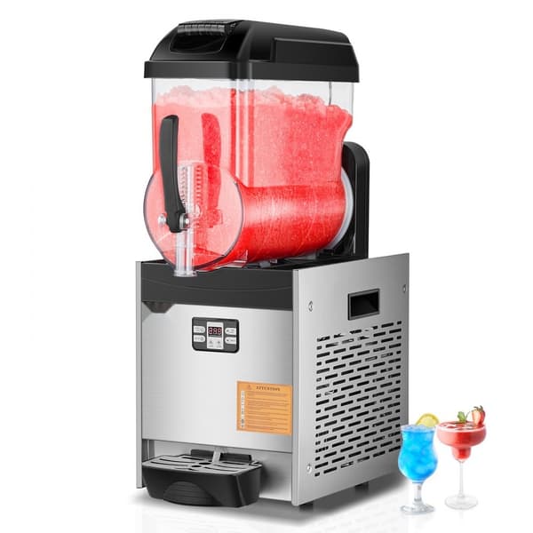 12L Kommerciel Slushymaskine, Margaritadrikke & Smoothies, hurtig frysefunktion, ideel til fester og begivenheder