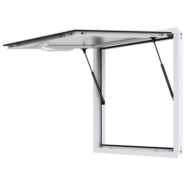 Koncessionsstander 36L x 36W, Serveringsvindue, Madvogn Markise, holdbar, vejrbestandig, perfekt til udendørs servering