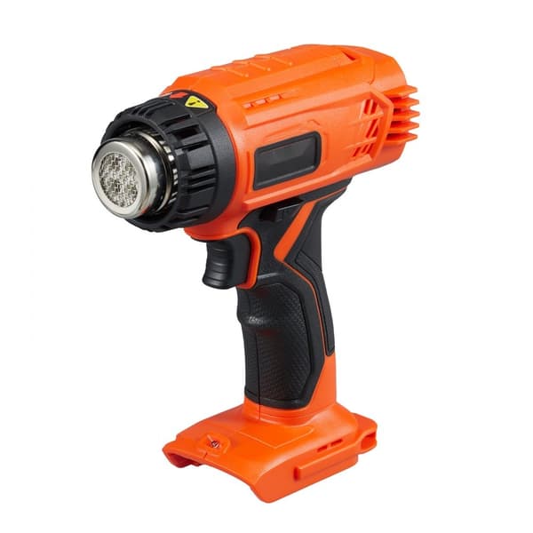 Trådløs varmluftpistol, LCD-display, multi-niveau temperatur & 4 dyser, selvstående design, ergonomisk håndtag