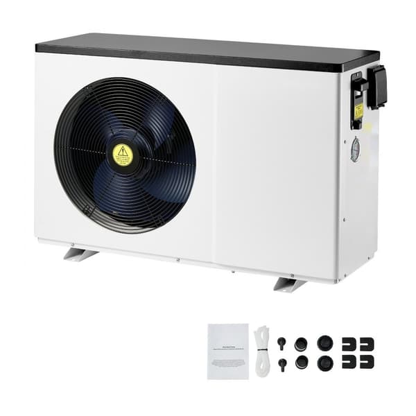 Elektrisk poolvärmepump, 3,22-15,25 kW, variabel frekvens, energibesparande
