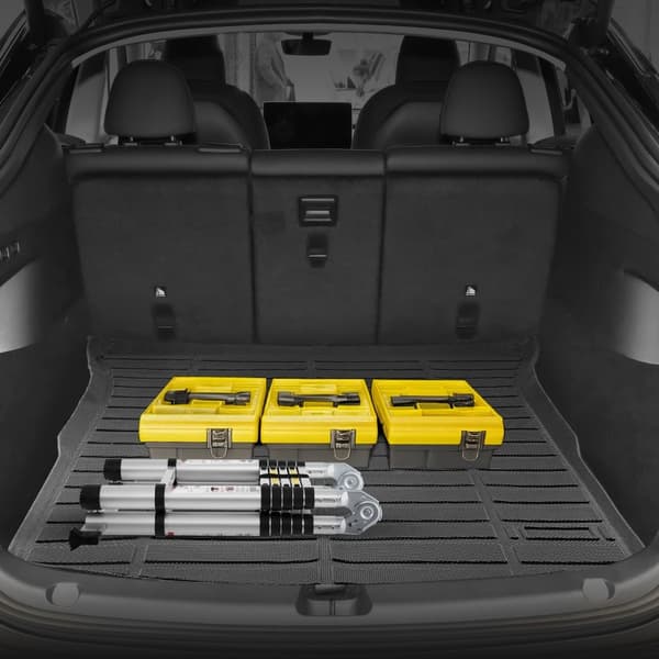 Cargo Mat, All Weather TPE, Custom Fit til Tesla Model Y 2020-2024, slidstærk, vandafvisende, skridsikker design