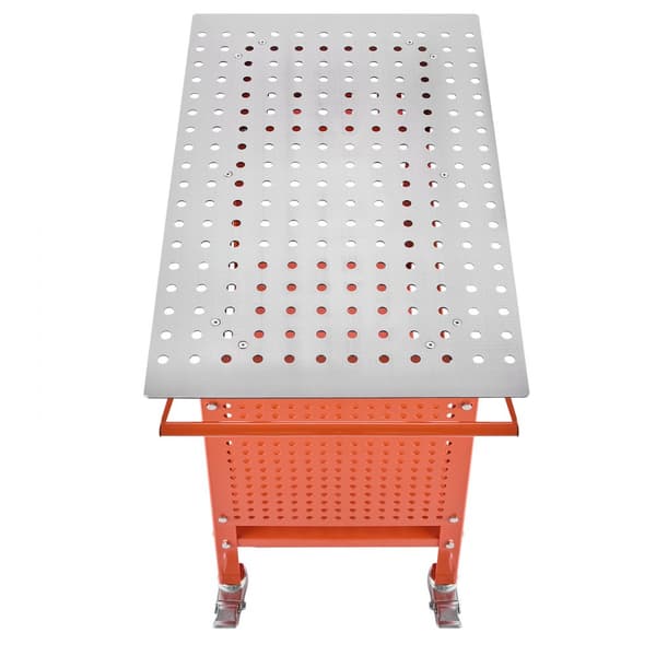 Svejsebord 40x24, Svejsearbejdsbænk, 800LBS statisk vægtkapacitet, robust og holdbar konstruktion