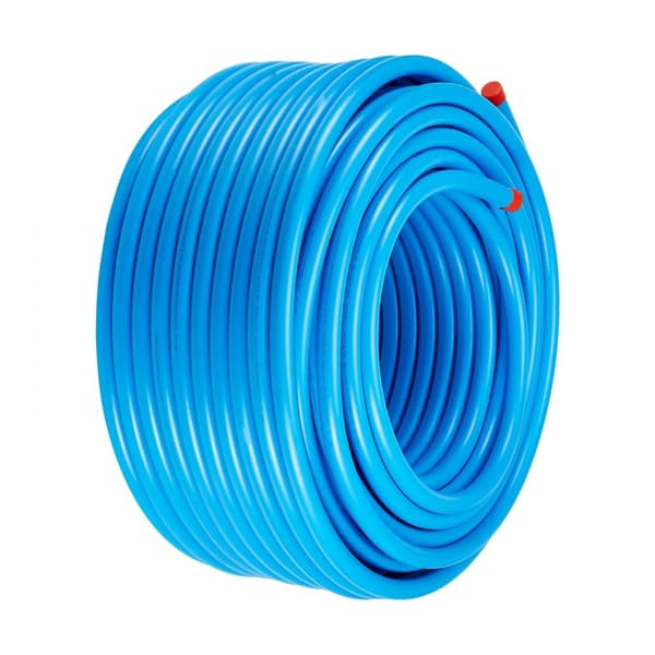 Ilmakompressori Linjasto 3/4 x 300FT, HDPE/alumiini ilmaputkijärjestelmä, sininen