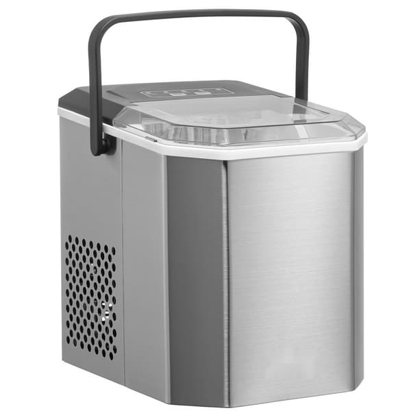 Bärbar Ismaskin för Bänkskiva, 26lbs/24H, Självrengörande, Inklusive Skopkorg