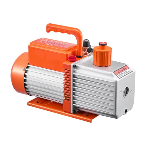 Tyhjiöpumppu 9 CFM, HVAC 2-vaiheinen pyöriväsiipipumppu, öljy mukana