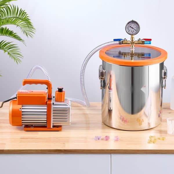 5-gallon vakuumkammer, 3.5CFM enkelttrins pumpe, effektiv afgasning, holdbar konstruktion, ideal til DIY projekter