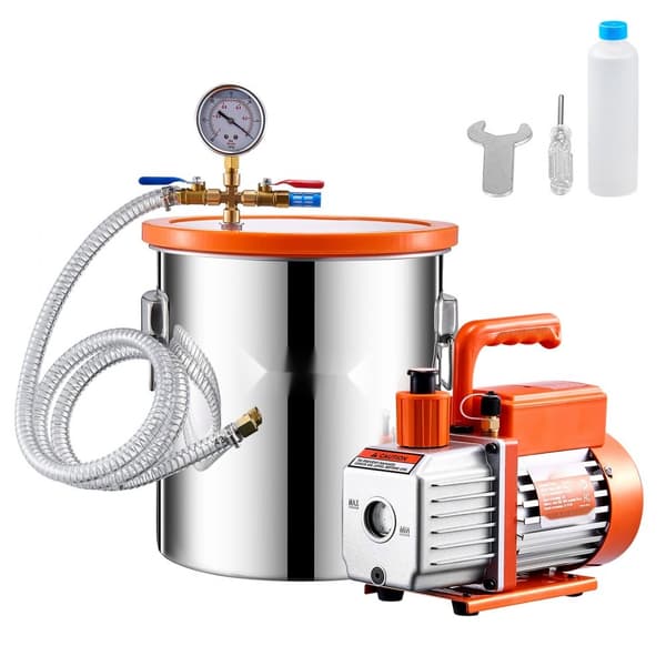 5-gallon vakuumkammer, 3.5CFM enkelttrins pumpe, effektiv afgasning, holdbar konstruktion, ideal til DIY projekter