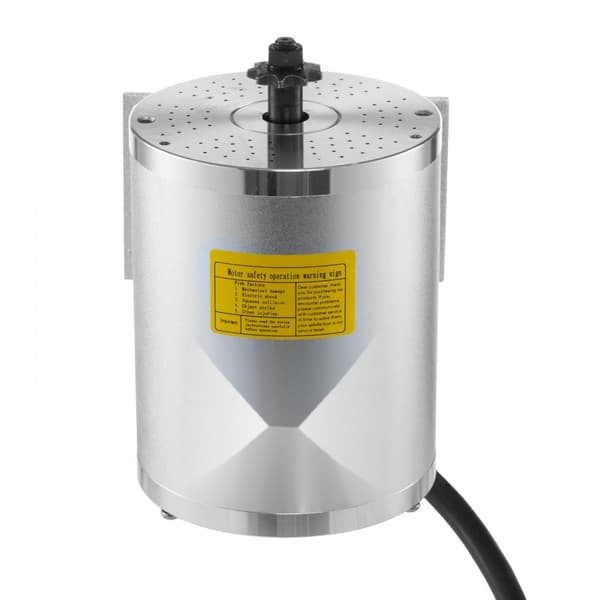 1800W elektrisk børsteløs DC-motor, 48V, 4500rpm, ideel til E-Bike og Dirt Bike, høj effektivitet, lang levetid