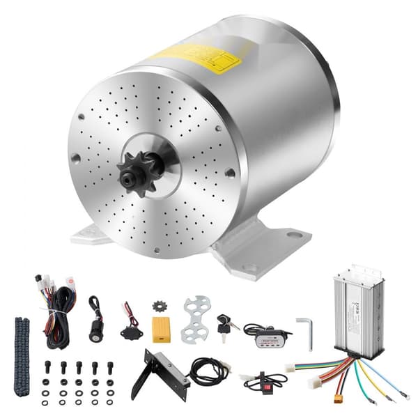 1800W Elektrisk Borstlös DC-Motorsats, 48V 4500rpm, med Hastighetsregulator