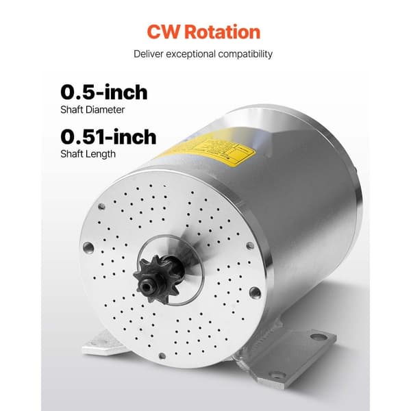 3000W Elektrisk Borstlös DC-motor, 72V 4900rpm, Passar för E-bike Dirt Bike