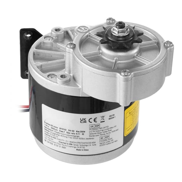 350W elektrisk DC-motor, 24V 3000rpm, kraftfuld motor til E-Bike og Dirt Bike DIY, effektiv og holdbar
