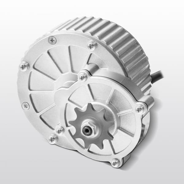 Sähköharjaton tasavirtamoottorisarja 450W, 36V, 3000 rpm, nopeudensäätimellä