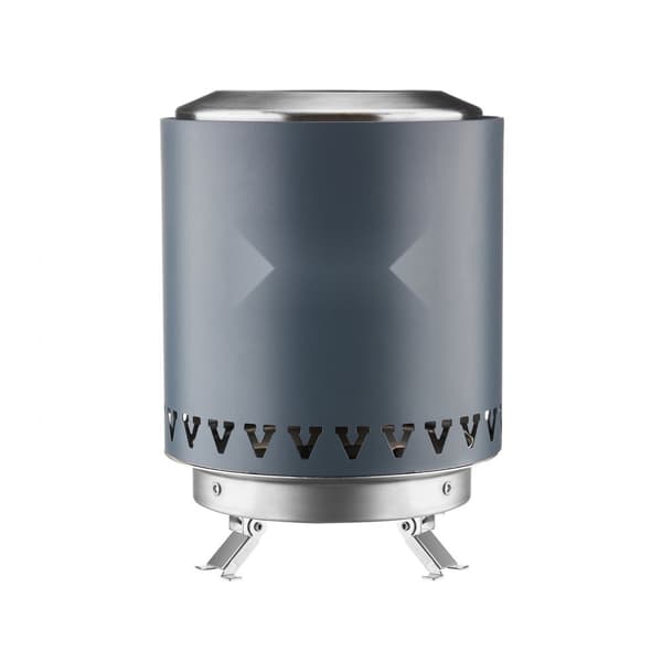 Bordplade Fire Pit, 6 tommer rustfrit stål, indendørs/udendørs, blå, bærbar, holdbar, moderne design