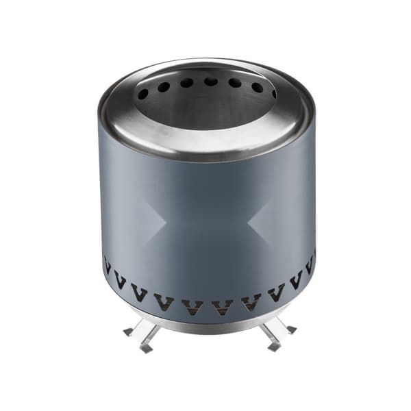 Bordplade Fire Pit, 6 tommer rustfrit stål, indendørs/udendørs, blå, bærbar, holdbar, moderne design