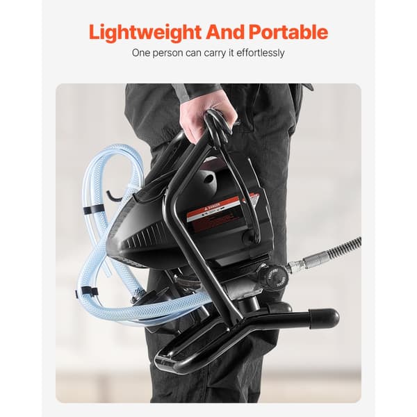 Stand Airless Malersprøjte, Elektrisk Malersprøjtemaskine, 650W, 3000PSI, hurtig og nem påføring, letvægtsdesign