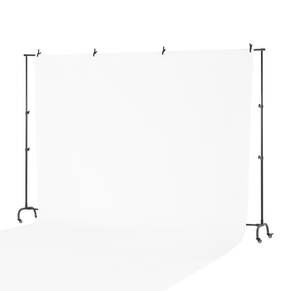 Baggrundsstativ, Flytbart stativ kit 7 x 10 ft, Til fest og fotovideostudie, justerbar højde, nem opsætning
